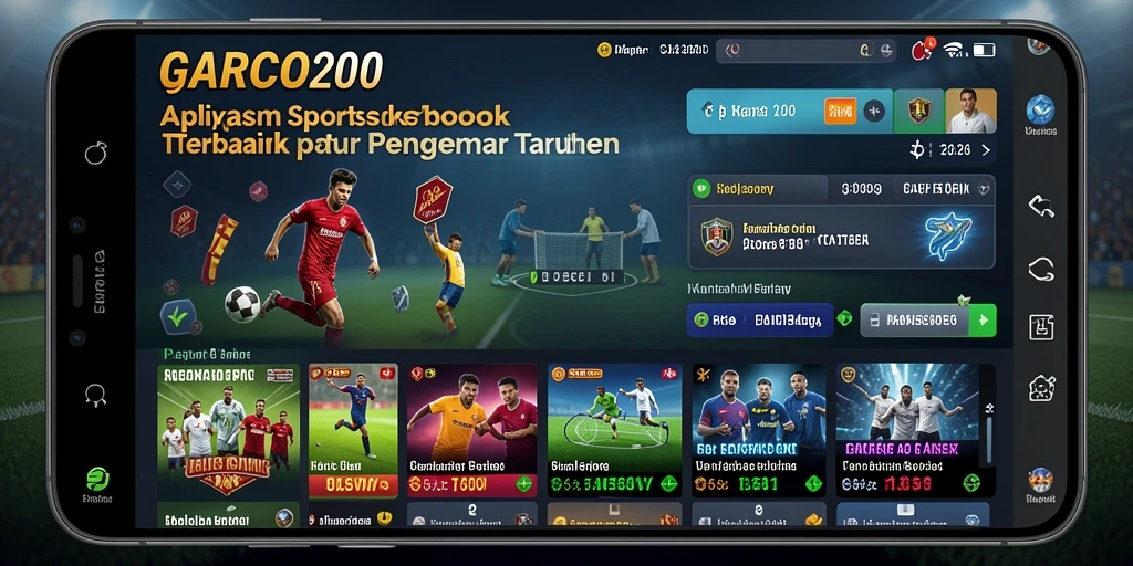 Tampilan menarik dari gameplay GARCO200 dalam taruhan olahraga.