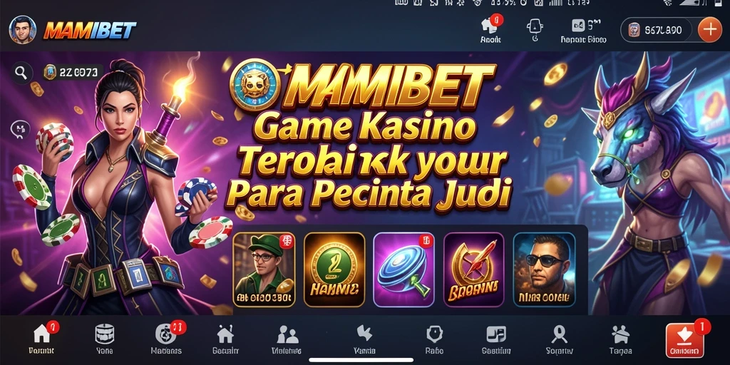Gameplay menarik MAMIBET di layar penuh dengan efek visual yang memukau.