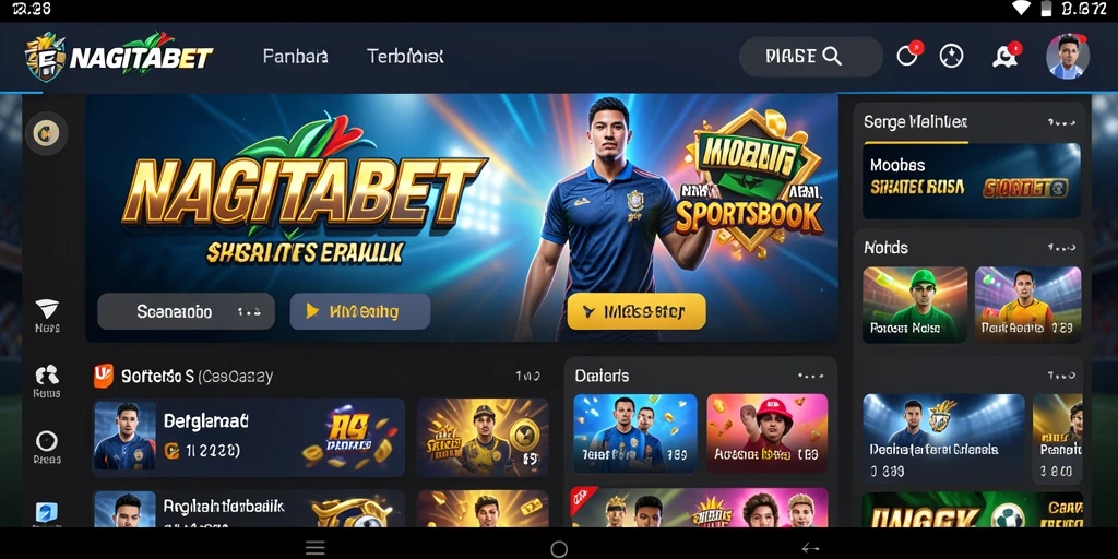 Tampilan menarik dari gameplay NAGITABET dalam sportsbook.