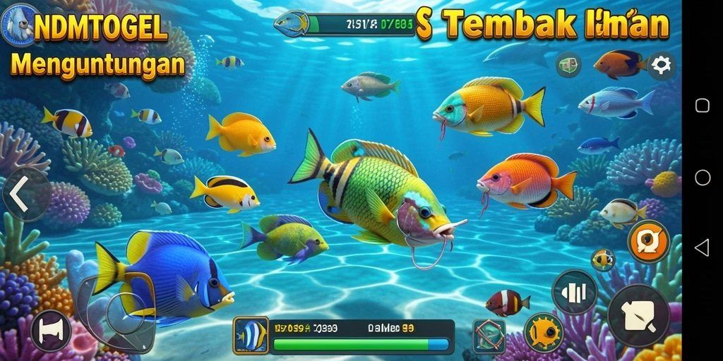 Screenshot gameplay Tembak Ikan di NDMTOGEL yang menarik.
